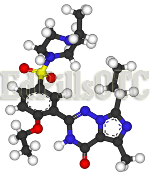 Vardenafil molecula