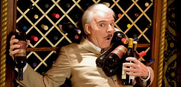 Steve Martin With Red Wine